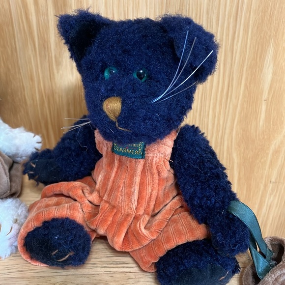 BOYD’S BEARS CATS SABRINA P. CATTERWALL WITH AUTUMN DECOR. 9” Tall - Picture 2 of 12